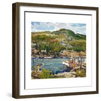 A Windy Day-Charles Reiffel-Framed Premium Giclee Print