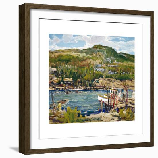 A Windy Day-Charles Reiffel-Framed Premium Giclee Print