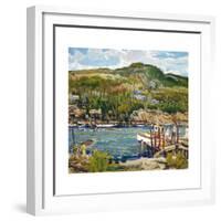 A Windy Day-Charles Reiffel-Framed Premium Giclee Print