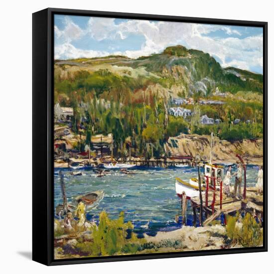 A Windy Day-Charles Reiffel-Framed Stretched Canvas