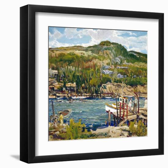 A Windy Day-Charles Reiffel-Framed Art Print