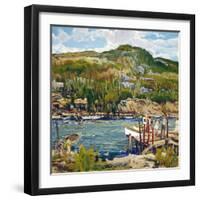 A Windy Day-Charles Reiffel-Framed Art Print