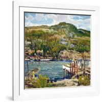 A Windy Day-Charles Reiffel-Framed Art Print