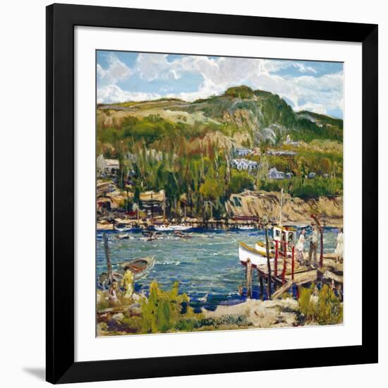 A Windy Day-Charles Reiffel-Framed Art Print