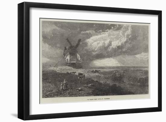 A Windy Day-Edmund Morison Wimperis-Framed Giclee Print
