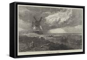 A Windy Day-Edmund Morison Wimperis-Framed Stretched Canvas