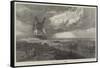 A Windy Day-Edmund Morison Wimperis-Framed Stretched Canvas