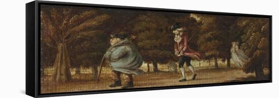A Windy Day-Henry William Bunbury-Framed Stretched Canvas