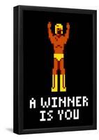A Winner Is You Video Game Poster-null-Framed Poster