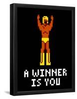 A Winner Is You Video Game Poster-null-Framed Poster