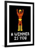 A Winner Is You Video Game-null-Framed Art Print