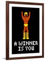 A Winner Is You Video Game-null-Framed Art Print