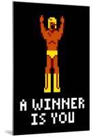 A Winner Is You Video Game-null-Mounted Art Print