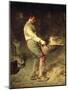 A Winnower, 1866-68-Jean-François Millet-Mounted Giclee Print