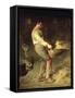 A Winnower, 1866-68-Jean-François Millet-Framed Stretched Canvas