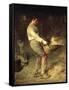 A Winnower, 1866-68-Jean-François Millet-Framed Stretched Canvas