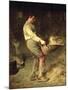 A Winnower, 1866-68-Jean-François Millet-Mounted Giclee Print