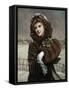 A Winter Beauty by Francois Martin-Kavel-Francois Martin-kavel-Framed Stretched Canvas