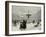 A Winter Day in Gammeltorv, Copenhagen, 1917-Paul Gustav Fischer-Framed Giclee Print