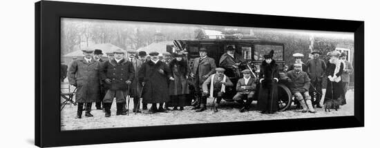 A Winter Day's Shooting at Sandringham, Norfolk, C1902-1910-null-Framed Giclee Print