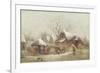 A Winter Farmyard Scene-Thomas Smythe-Framed Giclee Print