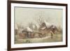 A Winter Farmyard Scene-Thomas Smythe-Framed Giclee Print