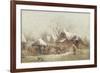 A Winter Farmyard Scene-Thomas Smythe-Framed Giclee Print