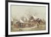 A Winter Farmyard Scene-Thomas Smythe-Framed Giclee Print