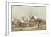 A Winter Farmyard Scene-Thomas Smythe-Framed Giclee Print