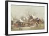 A Winter Farmyard Scene-Thomas Smythe-Framed Giclee Print