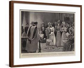 A Winter Holiday in Egypt, Sunday Morning Service in the Ghezireh Palace, Cairo-Arthur Hopkins-Framed Giclee Print