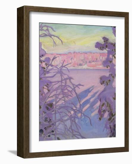 A Winter Landscape, 1917-Akseli Valdemar Gallen-kallela-Framed Giclee Print