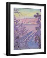 A Winter Landscape, 1917-Akseli Valdemar Gallen-kallela-Framed Giclee Print