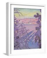 A Winter Landscape, 1917-Akseli Valdemar Gallen-kallela-Framed Giclee Print