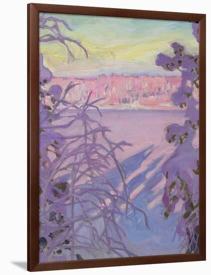 A Winter Landscape, 1917-Akseli Valdemar Gallen-kallela-Framed Giclee Print