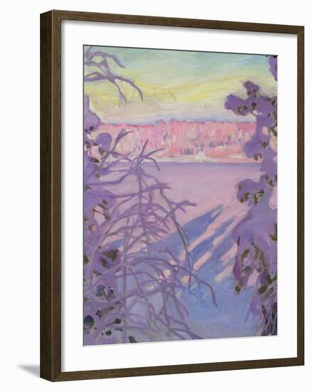 A Winter Landscape, 1917-Akseli Valdemar Gallen-kallela-Framed Giclee Print