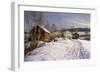 A Winter Landscape, Lillehammer-Peder Mork Monsted-Framed Giclee Print