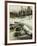 A Winter Landscape with a Mountain Torrent, 1916-Peder Mork Monsted-Framed Giclee Print