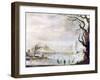 A Winter Landscape with Ice Skaters, C1606-1643-Gysbrecht Leytens-Framed Giclee Print