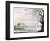 A Winter Landscape with Ice Skaters, C1606-1643-Gysbrecht Leytens-Framed Giclee Print