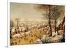 A Winter Landscape with Skaters and a Bird Trap-Pieter Bruegel the Elder-Framed Giclee Print