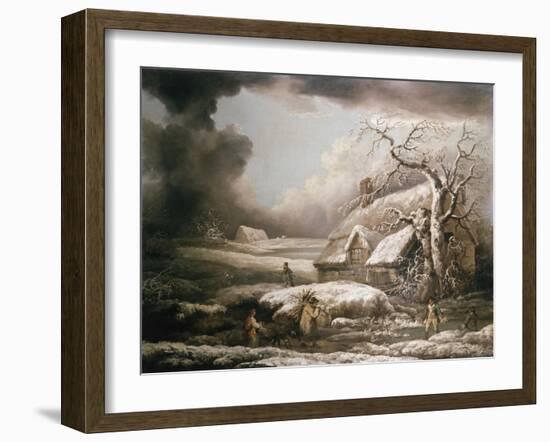 A Winter Landscape-Cristofano Allori-Framed Giclee Print