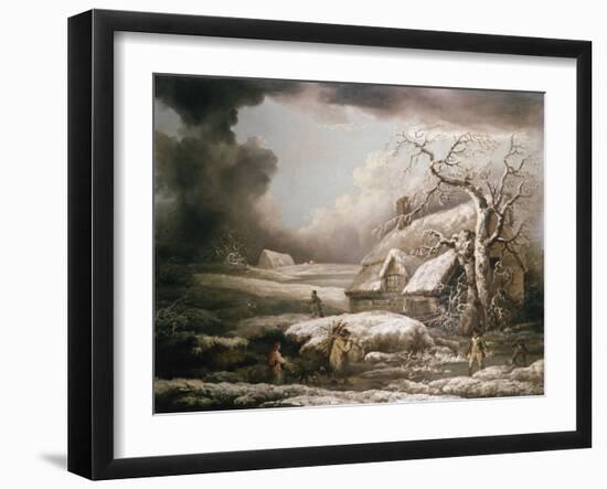 A Winter Landscape-Cristofano Allori-Framed Giclee Print