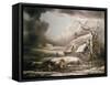 A Winter Landscape-Cristofano Allori-Framed Stretched Canvas