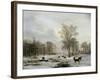 A Winter Landscape-Jacobus-Theodorus Abels-Framed Giclee Print