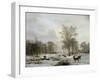 A Winter Landscape-Jacobus-Theodorus Abels-Framed Giclee Print