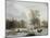 A Winter Landscape-Jacobus-Theodorus Abels-Mounted Giclee Print