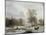 A Winter Landscape-Jacobus-Theodorus Abels-Mounted Giclee Print