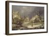 A Winter Landscape-George Smith-Framed Giclee Print