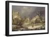 A Winter Landscape-George Smith-Framed Giclee Print